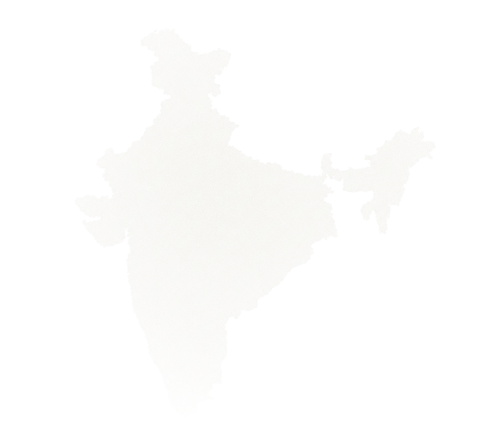 Map of India marking Alliance Developers' locations across Delhi–NCR, Agra, Jaipur and Goa