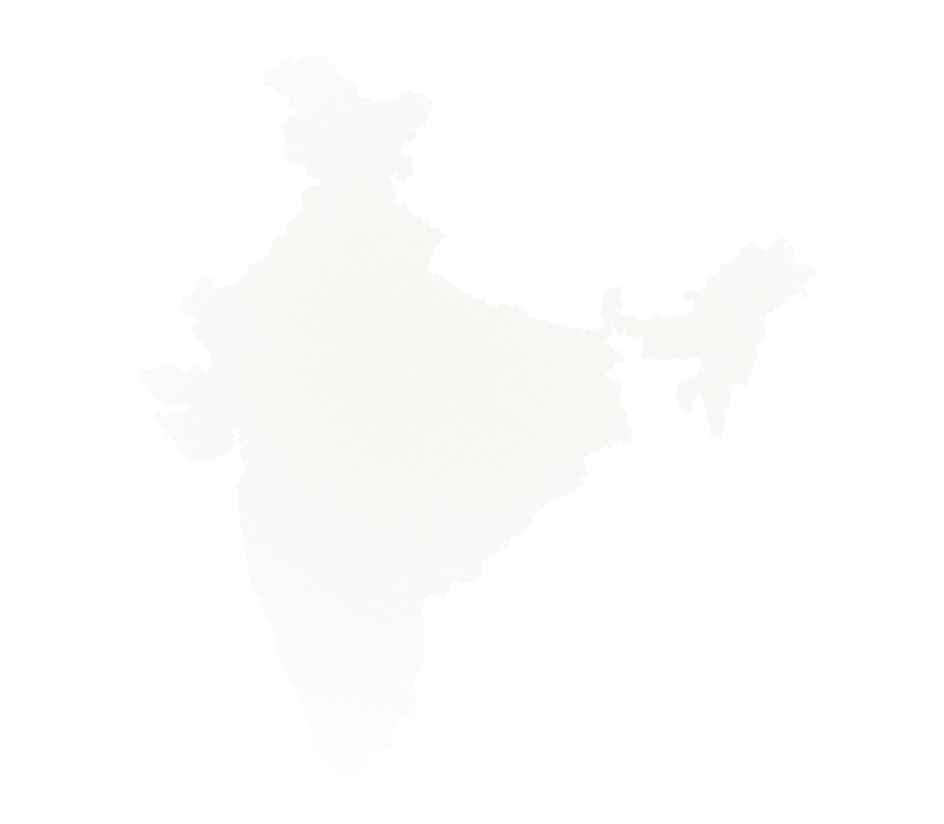 Map of India marking Alliance Developers' locations across Delhi–NCR, Agra, Jaipur and Goa